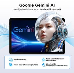 Aorlym P11 Tablet - 48GB RAM+128GB ROM/TF 2TB - Android 16 - 11 inch tablet 90Hz - T7250 - 8800mAh - 13MP+5MP - Gemini AI - Widevine L1 - Face ID - 5G WIFI - Dubbele luidsprekers - Pen, toetsenbord, muis - Blauw — thumbnail 7