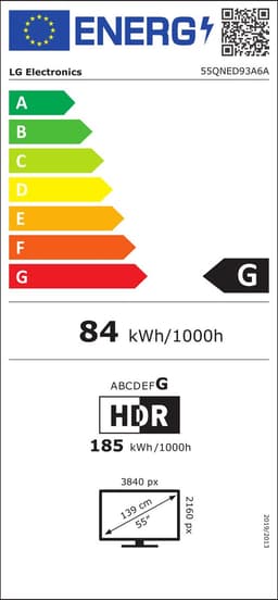 LG 55QNED93A6A - 55 inch - 4K QNED Evo MiniLED - 2025 - Smart TV — thumbnail 2