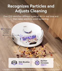 NARWAL Freo Z10 Robot Vacuum Cleaner and Mop with Anti-Burdock System, 15,000Pa, 75°C Cleaning, Drying, Automatic Lift, Self Emptying, Obstacle Avoidance, for Pet Hair — thumbnail 8