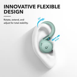 soundcore Sport X20 by Anker, True-Wireless Workout Earbuds, Rotatable and Extendable Ear Hooks, Noise Cancelling, Deep Bass, IP68 Waterproof, Sweatproof, Dustproof, 48H Play, Sport Earbuds for Gym — thumbnail 11