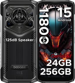 DOOGEE Blade 20 Pro - Robuuste Smartphone - Robuuste Telefoon - 24GB RAM + 256GB ROM（2TB/TF) - 11800mAh/18W - 6.6 Inth HD+ IPS+90Hz - 125dB Luidsprekers - Nachtzichtcamera - Face ID - Triple card slot - Zilver — thumbnail 1
