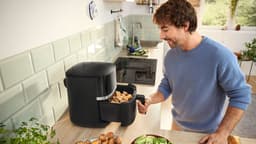Bosch MAF462B0 Airfryer - Serie 4 - 6,1L - Ontdooifunctie - Dual heating - Warmhoudfunctie - 7 programma's - Tot 4 personen - Zwart — thumbnail 3