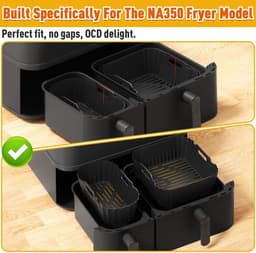 Airfryer Accessoireset - 24-delige set - multifunctioneel - BPA-vrij - siliconen en roestvrij staal — thumbnail 6