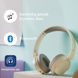 Philips TAH3209BG Bluetooth koptelefoon zand — thumbnail 7