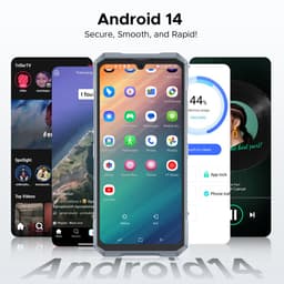 DOOGEE Blade GT Play Telephone Portable Incassable 5G Smartphone Effet de Lumière LED 6,72"+ 120Hz Dimensity D7050 20Go+256Go,Zilver — thumbnail 7