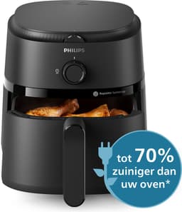 Philips 1000 Series Airfryer - NA120/00 - Draaiknopbediening - 4.2L - Tot 4 Personen - Zwart — thumbnail 11