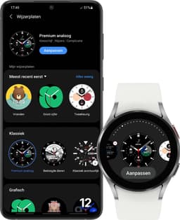 Samsung Galaxy Watch4 - Smartwatch dames en heren - 40mm - Silver — thumbnail 7