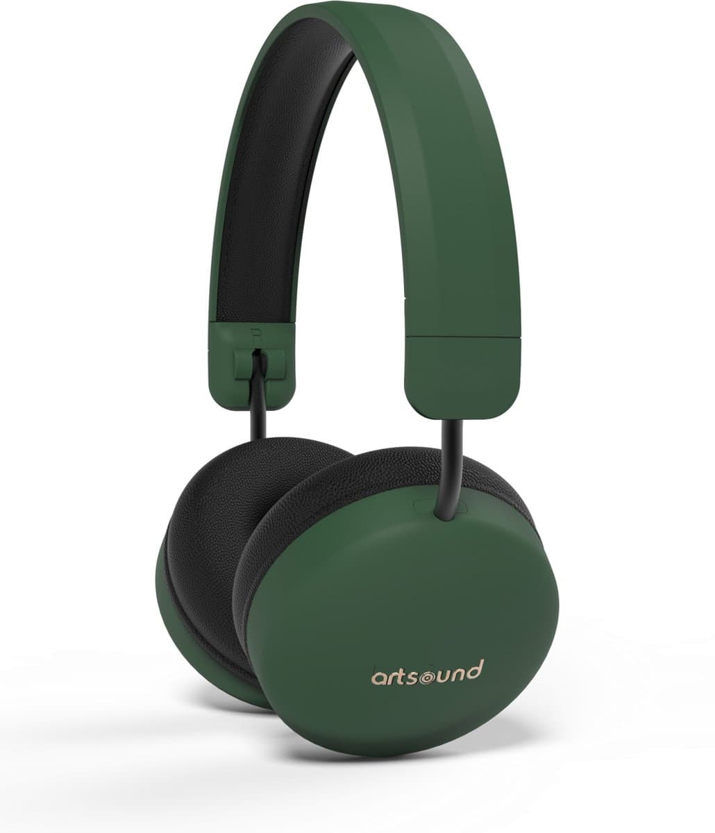 Artsound: Brainwave05 True Wireless on-ear hoofdtelefoon - Groen — afbeelding 1