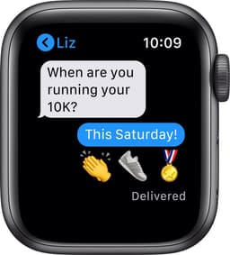 Apple Watch SE 2021 - Smartwatch heren en dames - 44mm - Spacegrijs — thumbnail 14