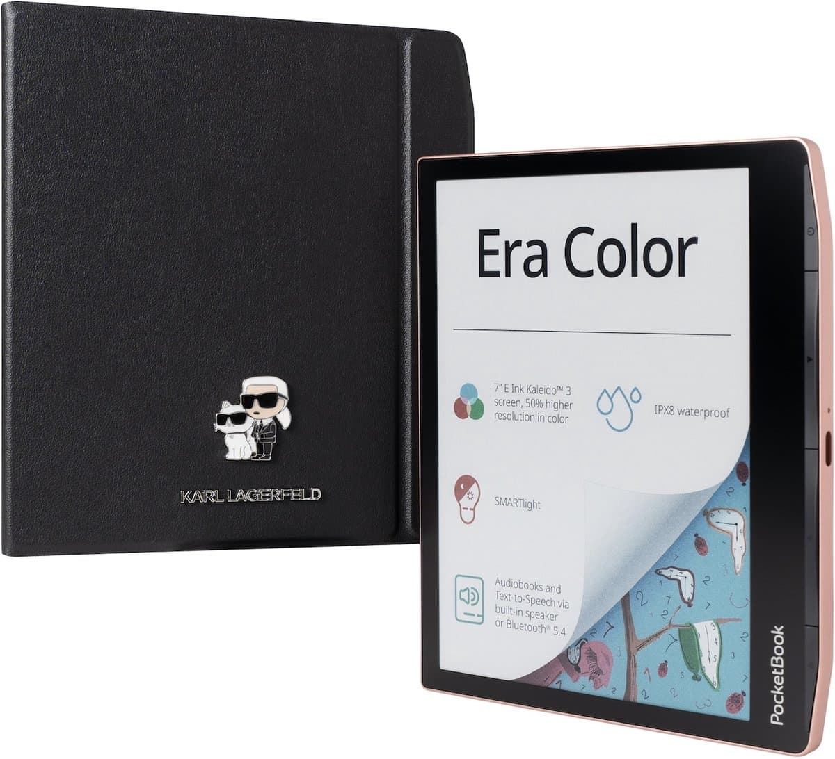 Karl Lagerfeld Bundel | PocketBook Era Color e-reader met hoesje | Sunset Copper — afbeelding 1