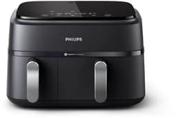 Philips 3000 Series Dual Airfryer - NA351/00 - Dubbele Mand - 9L - Tot 6 Personen - Zwart/Zilver — thumbnail 14