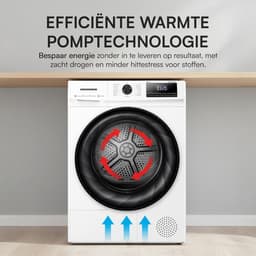Heinner Warmtepompdroger - 9 KG - Wasdroger - 15 Programma's - AirFlow-technologie - LED display - Wit — thumbnail 6