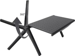 Tv plateau klein - zwart - televisie - beeldscherm plank - beamer plan - gadgets mannen -cadeau — thumbnail 5