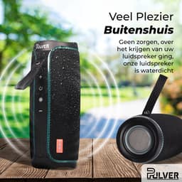 Pulver Speaker - RGB Led Zwart - Muziek box draadloos - Prox - 15 watt - Speakers - Draadloos - Premium - geschikt voor Bluetooth — thumbnail 4