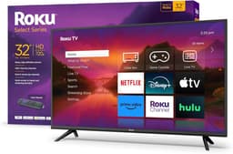32-Inch Smart TV met 720p HD Beeldkwaliteit en Spraakbediening – Ideaal voor Streaming en Gaming — thumbnail 1