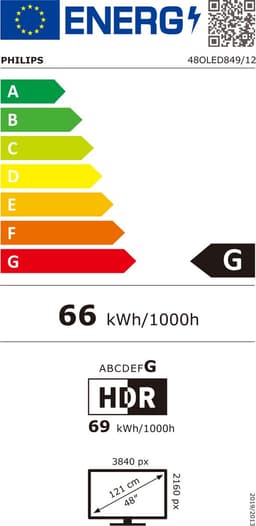 Philips 48OLED849/12 - 48 inch - 4K OLED - 2024 — thumbnail 2