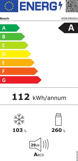 Bosch KGN39AIAU - Serie 6 - Koelkast - Koel-vriescombinatie -RVS - Energielabel A - Zeer stil - Total No Frost - Nooit meer ontdooien - Extra veel ruimte voor versproducten metVitaFresh XXL — thumbnail 2