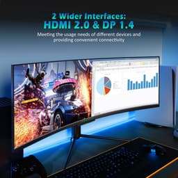 TITAN ARMY C49SHC 49-inch gamingmonitor - 3840*1080 CSOT - HVA-paneel — thumbnail 15