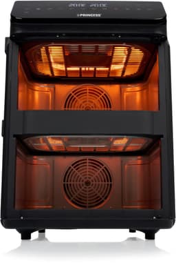 Princess Heteluchtfriteuse - 182490 - 3000W - Stack Airfryer 11,2L - PFAS-Vrij - 2 lades (Sync) - 11 Bakprogramma's - Bespaart 45% ruimte - Dubbele gestapelde lades — thumbnail 22