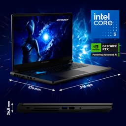 ERAZER Scout 17 E1 Core Gaming Laptop, Intel® Core™ 5 210H, Windows 11 Home, 43,9 cm (17,3") FHD-scherm met 144 Hz, NVIDIA® GeForce RTX™ 5050, 1 TB SSD, 16 GB RAM — thumbnail 10