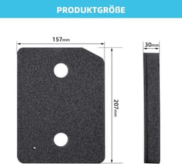 2 stuks - Droogfilters Geschikt voor Miele T1 - Droger basisfilter - Droger warmtepompdroger filter - Sokkelfilter - Warmtewisselaar sponsfilter - Pluisfilter voor condensdroger - Zwart — thumbnail 5