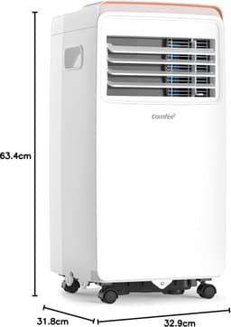 Draagbare airconditioning 5000 BTU/H - 3-in-1 Ventilator, Koeling en Ontvochtiging voor Ruimtes tot 17 m² — thumbnail 2