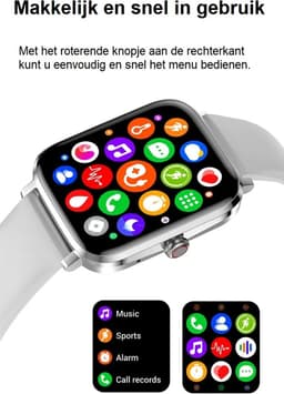 Belesy® HEAVEN – Smartwatch Dames – Smartwatch Heren – Horloge – 1.85" Kleurenscherm – Stappenteller – Hartslagmeter – Bloeddrukmeter – Slaapmonitor – Split Screen – Stembediening – Sportmodus – Bluetooth 5.1 – Goud - Moederdag — thumbnail 16