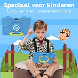 Tidogoods Kindertablet XL – Kindertablet vanaf 3 jaar – 64GB Opslag – 4GB RAM – Android 13.0 – 10.1 inch Scherm – Quad-Core – Inclusief Beschermhoes — thumbnail 3