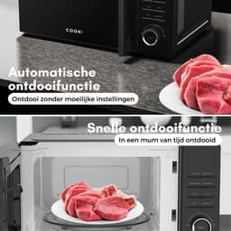 COOK-IT Vrijstaande Magnetron - 20L - 11 Sterktes - 8 Kookprogamma's - Nieuw Model - Microwave — thumbnail 2