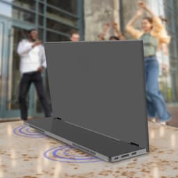 Zenwire M8 draagbare monitor - Portable Monitor - 2x USB-C - Full HD 1920x1080 - IPS Beeldscherm - HDMI - HDR 14" - SLIM met standaard - 2 ingebouwde stereoluidsprekers - Plug & Play — thumbnail 3