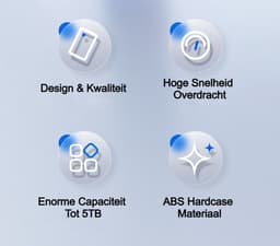 Dutch Wanted Space - Externe Harde Schijf - Harde schijf - Snelle writing speed - 1TB aan Solide State Opslag - Plug and play - Portable storage - Opslag extern pc of laptop - USB 3.2 - Harde schijf expansion — thumbnail 11