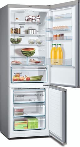 Bosch KGN49XLEA - Serie 4 - Koel-vriescombinatie - Extra breed - RVS - NoFrost nooit meer ontdooien - VitaFresh: houdt etenswaren langer vers in gekoelde lades — thumbnail 11