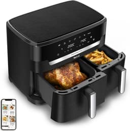 Tefal Easy Fry Dual XXL EY9428 - Dubbele Airfryer XXL - 11L - Dubbele Mand - 2-in-1 Functie - Tot 8 personen — thumbnail 1