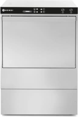 HENDI Vaatwasser – elektronische bediening – met reinigingspomp – 400V/6600W – 576x645x837 mm — thumbnail 1