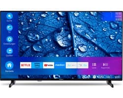 MEDION P14351 (MD 29233) 108 cm (43 inch) Full HD TV (Smart TV, HDR, Netflix, Prime Video, PVR, Bluetooth, Receiver met drie tuners)