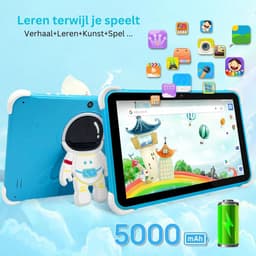 White-Label® Kindertablet Vanaf 3 Jaar - Tablet Kinderen - Kinderspeelgoed - Blauw — thumbnail 4