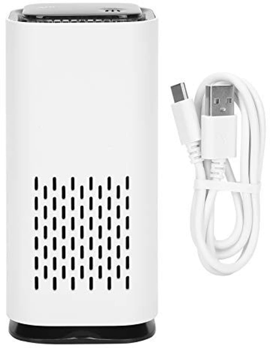 Dailygoody - Mini-luchtreiniger - Rookluchtreiniger - Draagbare ionisator met HEPA-filter - USB-poort - Actieve koolverfrisser - Geschikt voor th — afbeelding 1