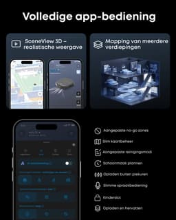 eufy S2 Nieuw 2026 Stofzuiger- en Dweilrobot HydroJet, 30kPa AeroTurbo™ 2.0-Zuigkracht, Vloerreinigingssysteem 2.0, EcoClean™ Elektrolyse, Randreiniging, Haarvrije DuoSpiral™ Borstels, 12-in-1 UniClean™ Station — thumbnail 4