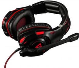 Modecom VOLCANO GHOST Headset Bedraad Hoofdband Gamen Zwart, Rood — thumbnail 7