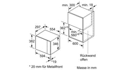 Bosch BEL523MS0 - Magnetron met Grill - Zwart — thumbnail 4