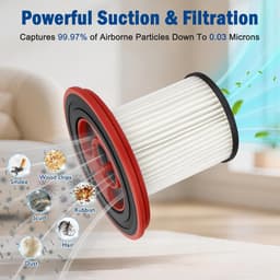 Vervangingsfilter - 2+2 Stuks - Geschikt voor Bosch Unlimited Serie 7 Draadloze Stofzuiger - BKS711XXL BBS711W BBS712A BCS711GB BKS711MALL - HEPA-filter - Wasbaar - RVS - Voorfilter+Hoofdfilter — thumbnail 2