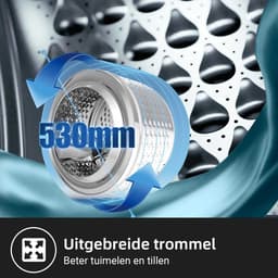 CHiQ CFL80-14586IM3XA - Wasmachine - 8 KG - Space Pro - A-15% - 16 programma's - AI Smart - Stoomwassen & Quick Wash - 12 jaar garantie op motor — thumbnail 13