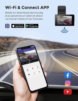 AZDome M63 Lite 1CH dashcam - Ultra 4K resolutie - Wifi - Parkeermodus - 3,0 inch IPS lcd - dashcam voor auto — thumbnail 18