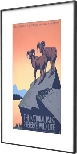 PocketBook InkPoster Affresco 31.5 inch – Smart Digital Art Frame – E-Ink Spectra™ 6 Kleurenscherm – Draadloos & Mat Display – Zwart Aluminium — thumbnail 1