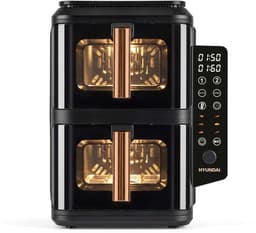 Hyundai Electronics - Dubbele Stack Airfryer - 2×5.2L - 2300W - Digitaal Bedieningspaneel — thumbnail 5