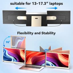 Siaviala S6 Nieuw 15,6" Draagbare Monitor | 11+ DIY Configuraties | 360° Draaibaar | 4x Type-C Poorten | Universele Compatibiliteit | 300% Productiviteit | Plug & Play — thumbnail 7