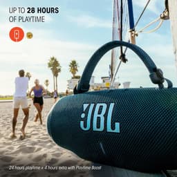 JBL Charge 6 - Draadloze Bluetooth Speaker met Afneembare Draagriem - Portable Muziek Box - 28 uur - Waterdicht - IP68 - Blauw — thumbnail 9