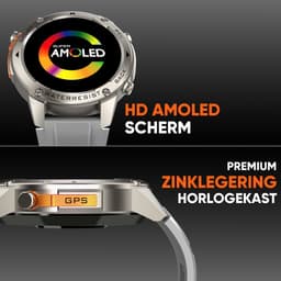 Synyq GPS Pro - GPS Smartwatch Heren - 3 Bandjes - 51mm - AMOLED Scherm - 5ATM Waterdicht - Belfunctie - 170+ Sportmodi - Stappenteller - Hartslag, Slaapmeter, SpO2 - Smartwatch Heren - Horloge Heren - Sport Horloge - IOS & Android — thumbnail 12