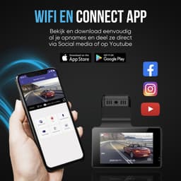AZDome M63 Pro 1CH dashcam - 2023 model - Ultra 4K resolutie - Wifi - Gps - Parkeerstand - 64gb Micro SD - 3.0 inch Lcd - dashcam voor auto — thumbnail 4