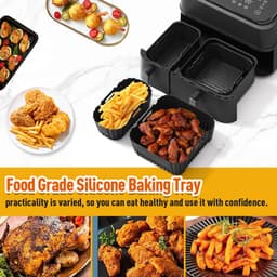 Airfryer Accessoireset - 24-delige set - multifunctioneel - BPA-vrij - siliconen en roestvrij staal — thumbnail 7